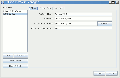 Adding a new python platform